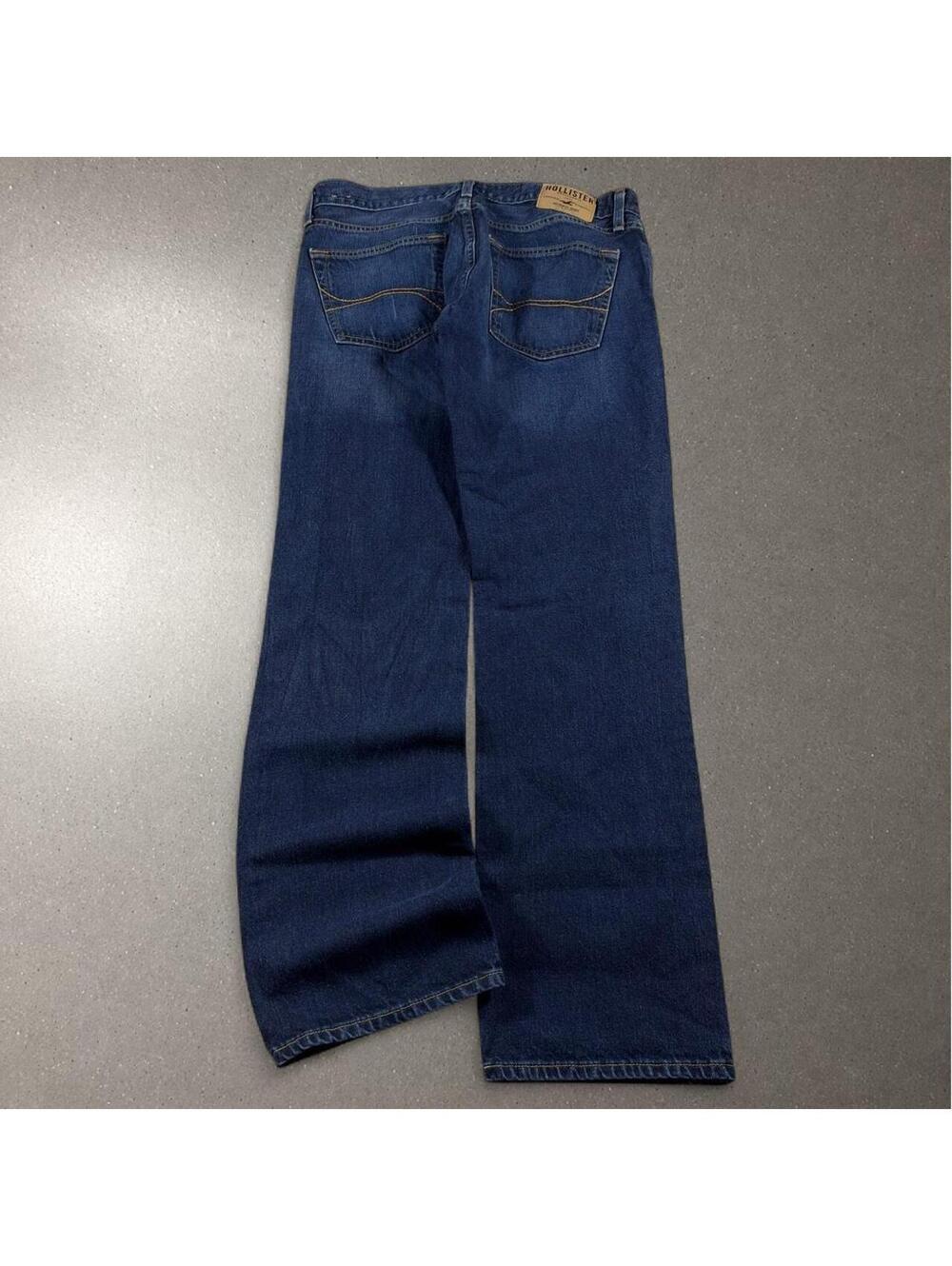Vintage y2k Hollister dark wash bootcut jeans - fits 32x32